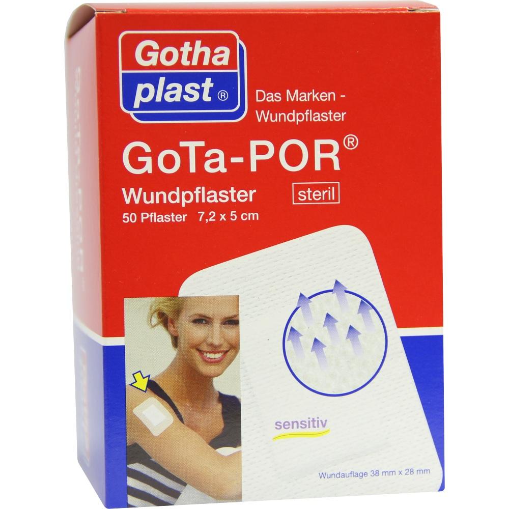 GOTA-POR Wundpflaster 5x7,2 cm steril 50 St Pflaster