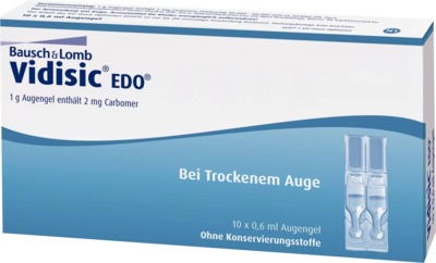 Vidisic EDO Augengel 10X0.6 ml Augengel