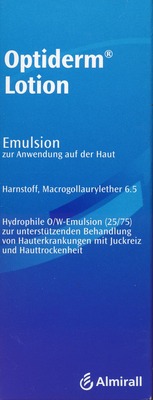 Optiderm Lotion bei Juckreiz und trockener Haut 200 g Emulsion