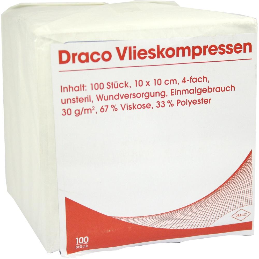 VLIESSTOFF-KOMPRESSEN 10x10 cm unsteril 4fach 100 St Kompressen