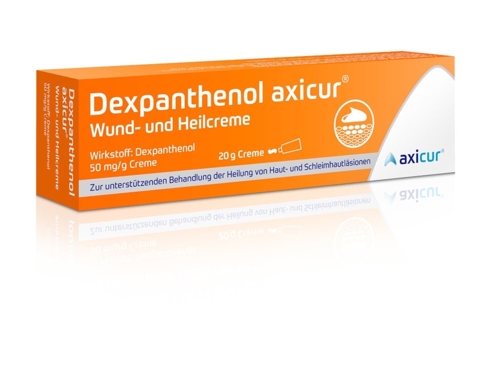 Dexpanthenol axicur Wund- und Heilcreme 50 mg/g  20 g Creme