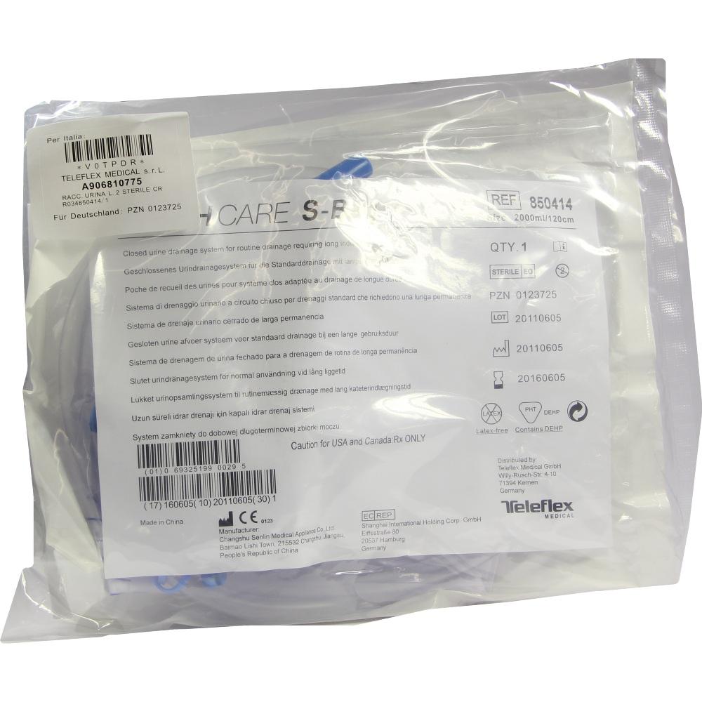 URINBEUTEL S-Bag 2 l 120 cm 1 St Beutel