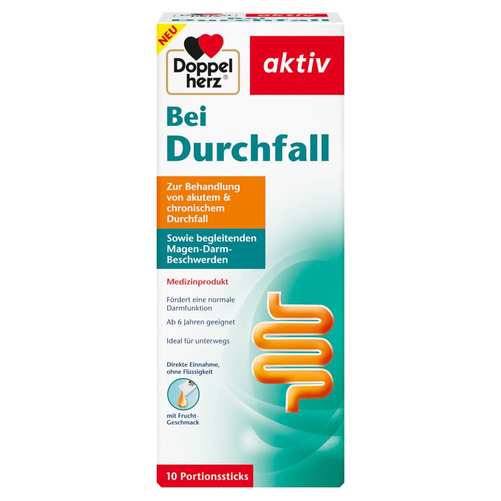 Doppelherz aktiv Bei Durchfall 10 St Flüssigkeit