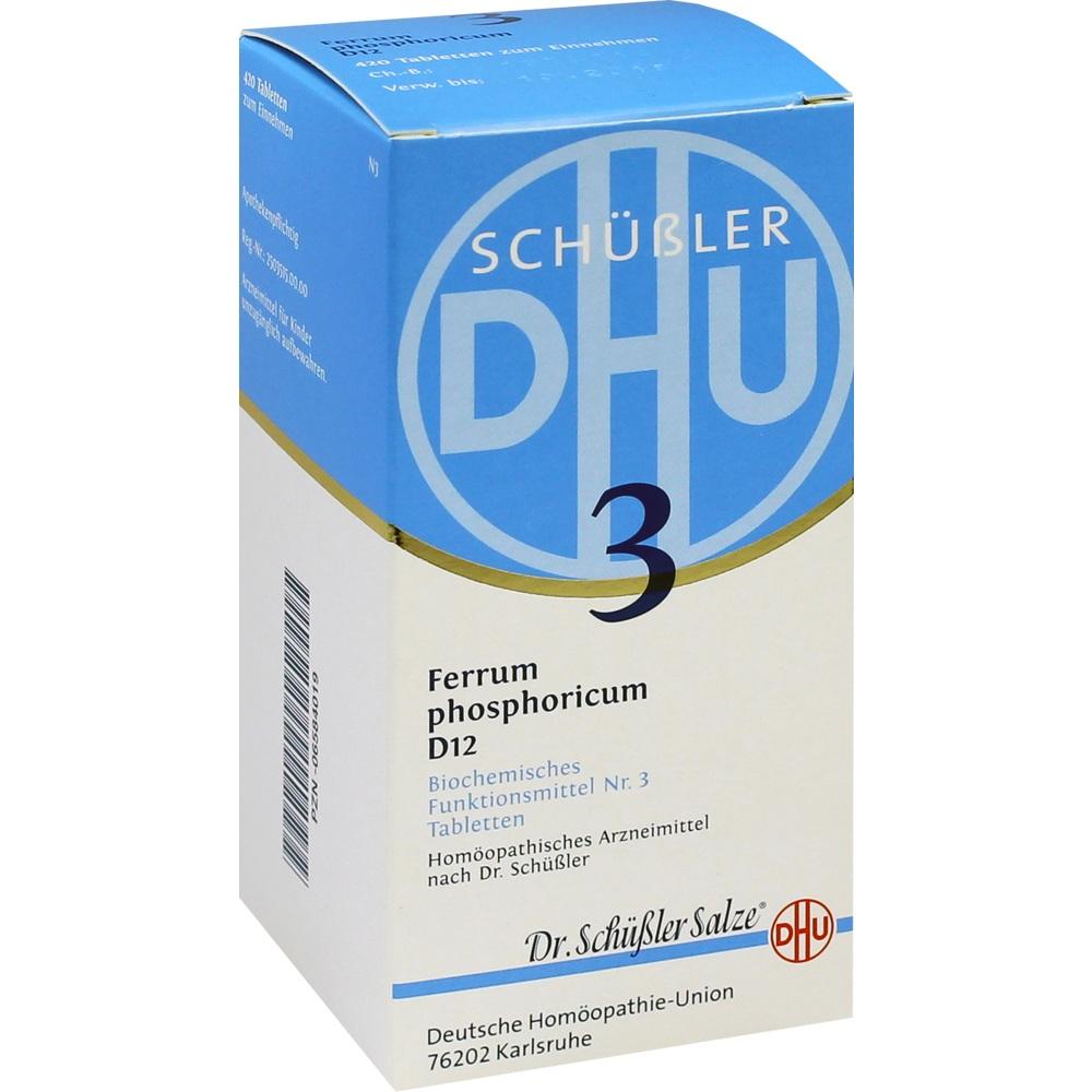 DHU Schüßler-Salz Nr. 3 Ferrum phosphoricum D12 420 St Tabletten