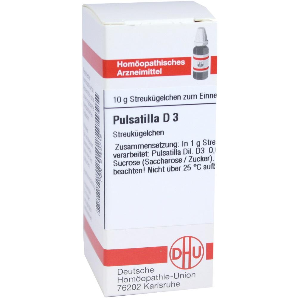 PULSATILLA D 3 Globuli 10 g Globuli