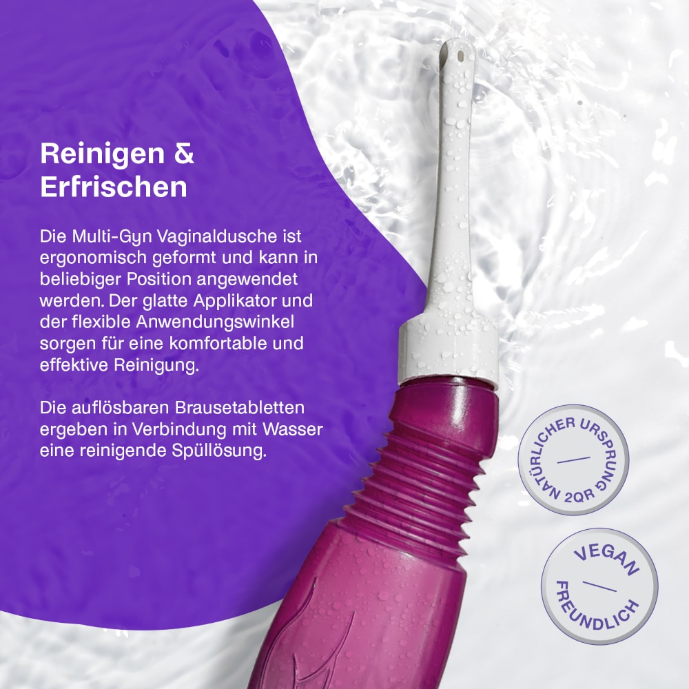Multi-Gyn Vaginaldusche Kombipack 1 Packung Brausetabletten