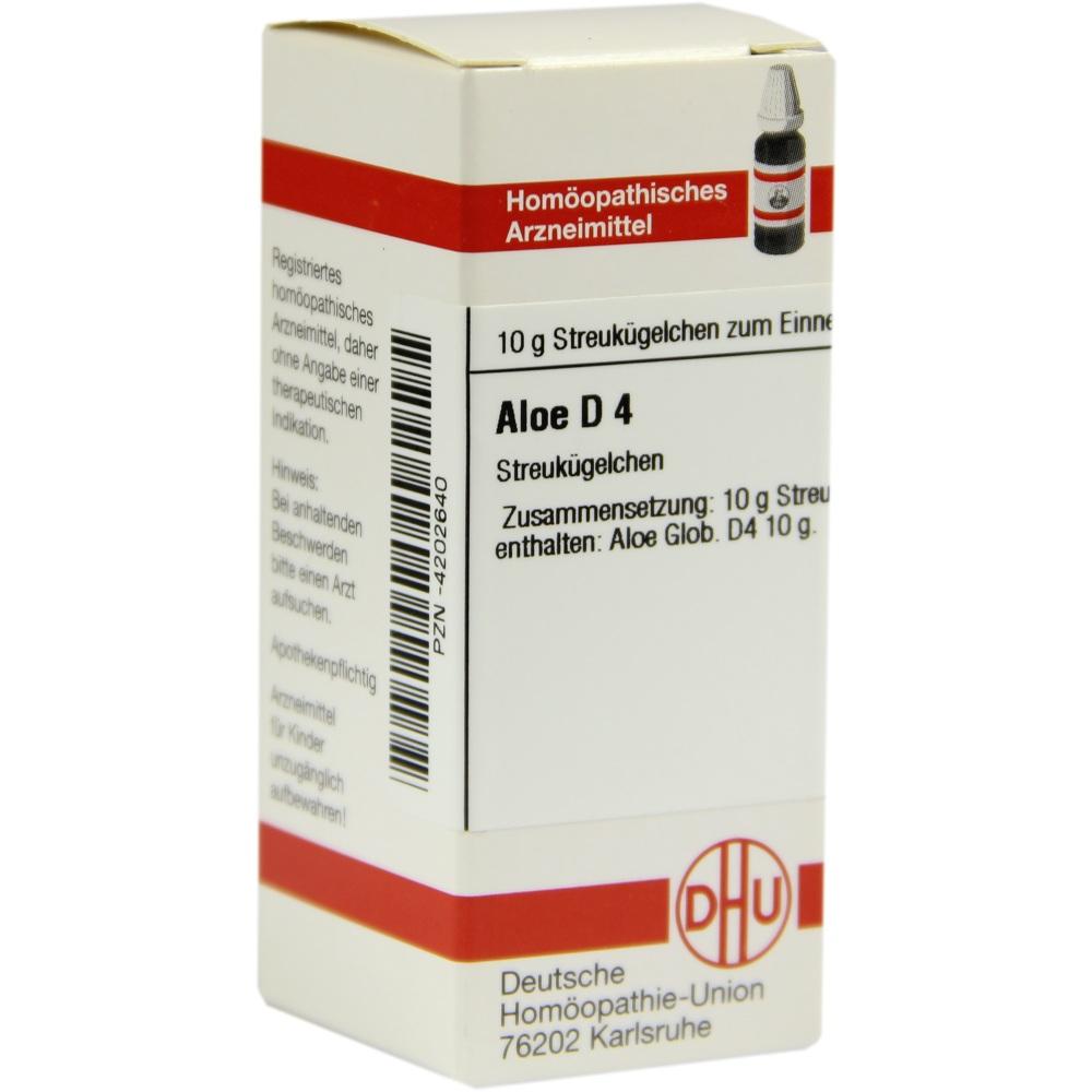 ALOE D 4 Globuli 10 g Globuli