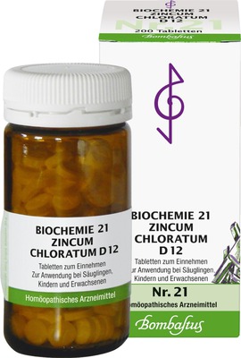 BIOCHEMIE 21 Zincum chloratum D 12 200 St Tabletten