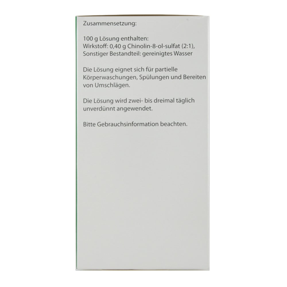 SOLUTIO HYDROXYCHIN. 0,4% 500 ml Lösung