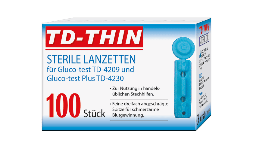 GLUCO TEST Lanzetten 100 St Lanzetten