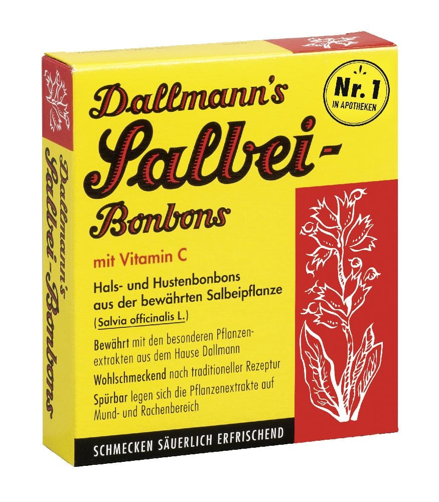 Dallmann´s Salbei-Bonbons mit Vitamin C 20 St Bonbons