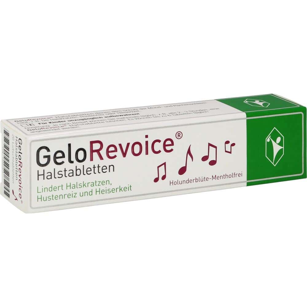GeloRevoice Halstabletten Holunderblüte-Mentholfrei 20 St. 20 St Lutschtabletten