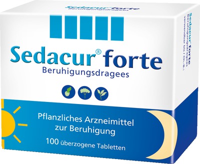 Sedacur forte bei Einschlafstörungen & Unruhezuständen 100 St Überzogene Tabletten