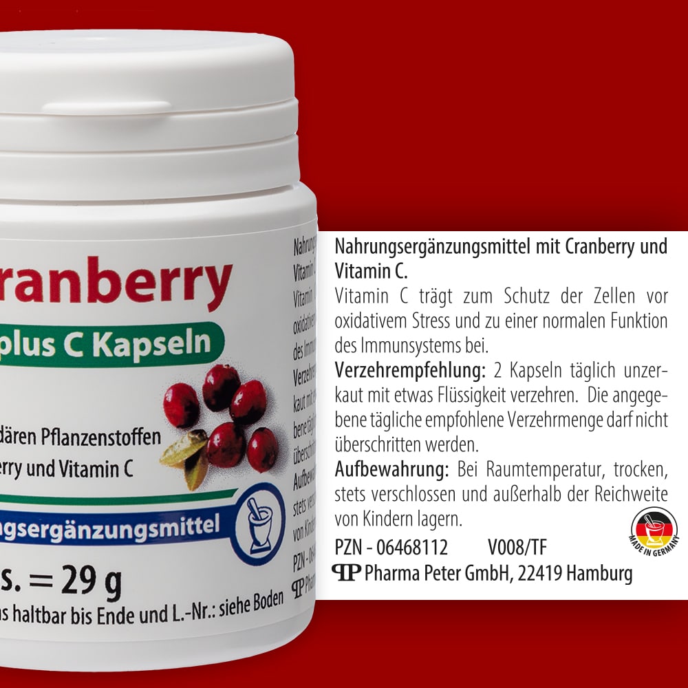 CRANBERRY+C Kapsel 60 St Kapseln