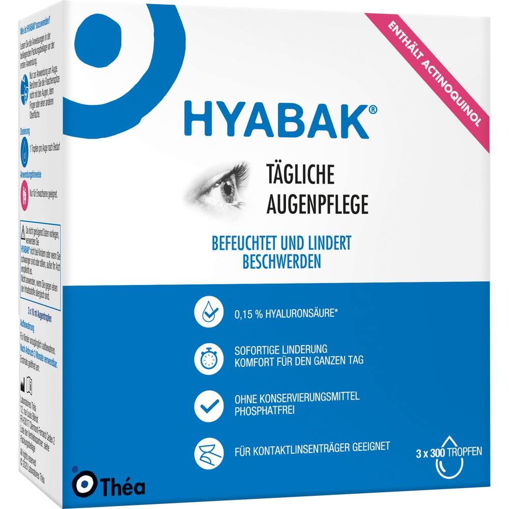 HYABAK Augentropfen 3X10 ml Augentropfen