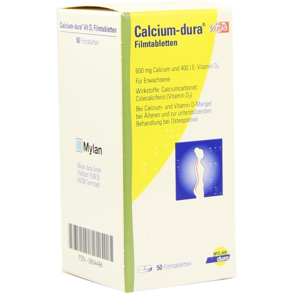 Calcium-dura Vit D3 50 St Filmtabletten
