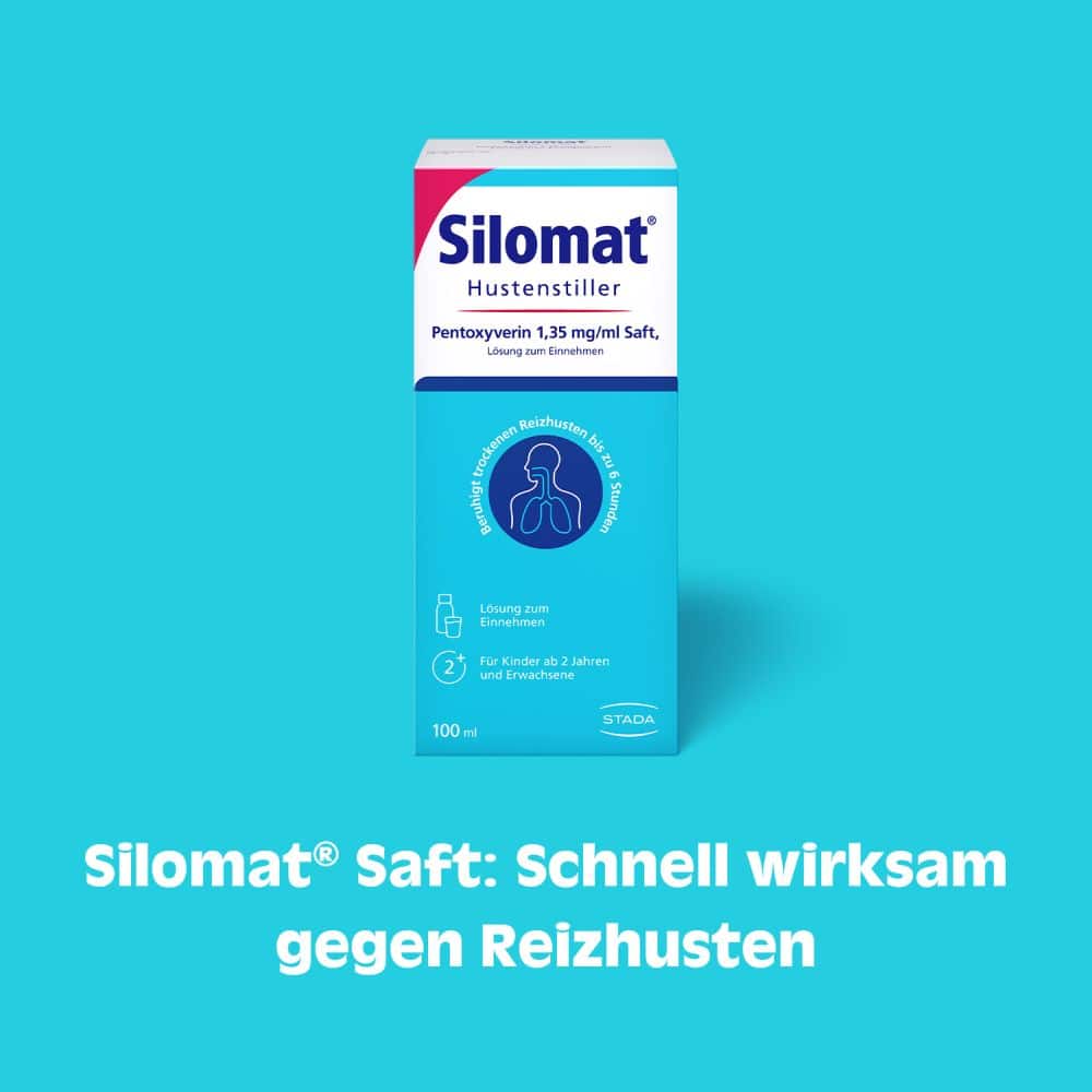 Silomat gegen Reizhusten Pentoxyverin Saft 100 ml Lösung zum Einnehmen