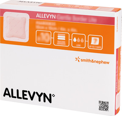 ALLEVYN Gentle Border Lite 10x10 cm Schaumverb. 10 St Verband