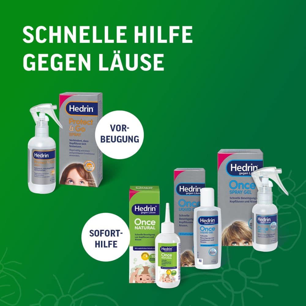 Hedrin gegen Läuse Once NATURAL  100 ml Liquidum