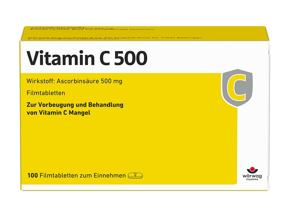 Vitamin C 500  100 St Filmtabletten