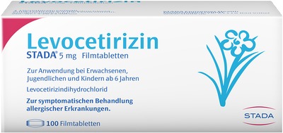 Levocetirizin STADA 5 mg 100 St Filmtabletten
