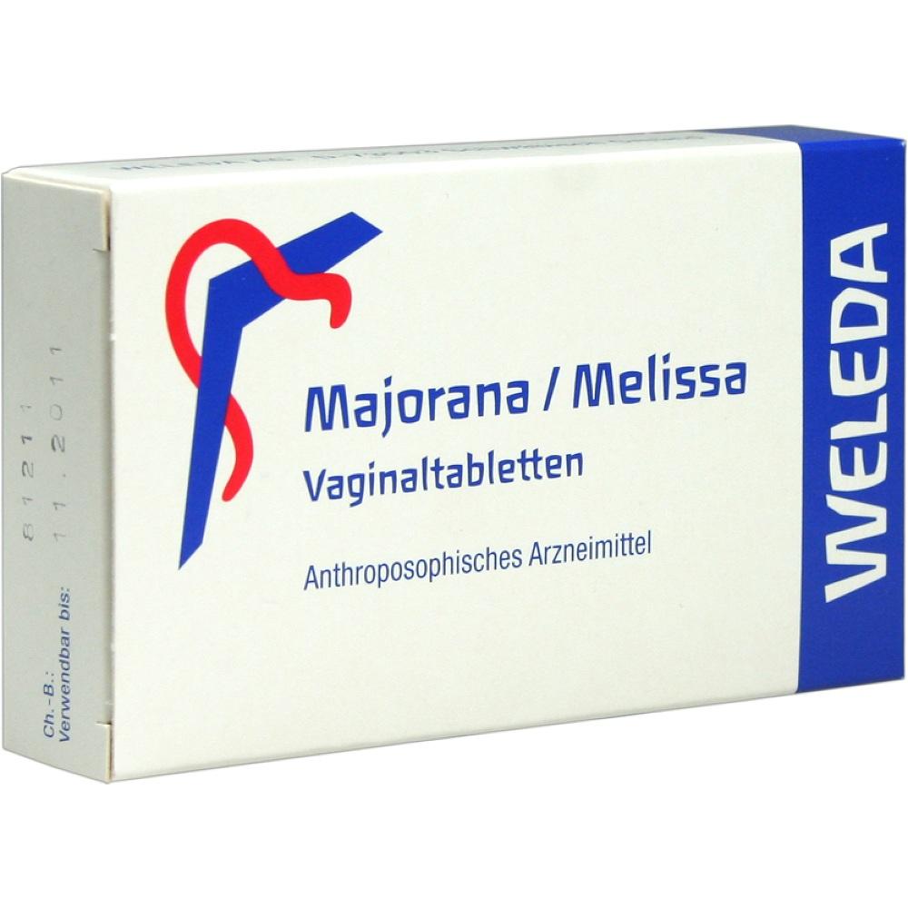 WELEDA Majorona/Melissa Vaginaltabletten 10 St Vaginaltabletten