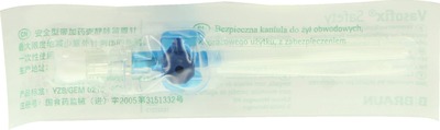 VASOFIX Safety Kanüle 22 G 0,9x25 mm blau 1 St Kanüle