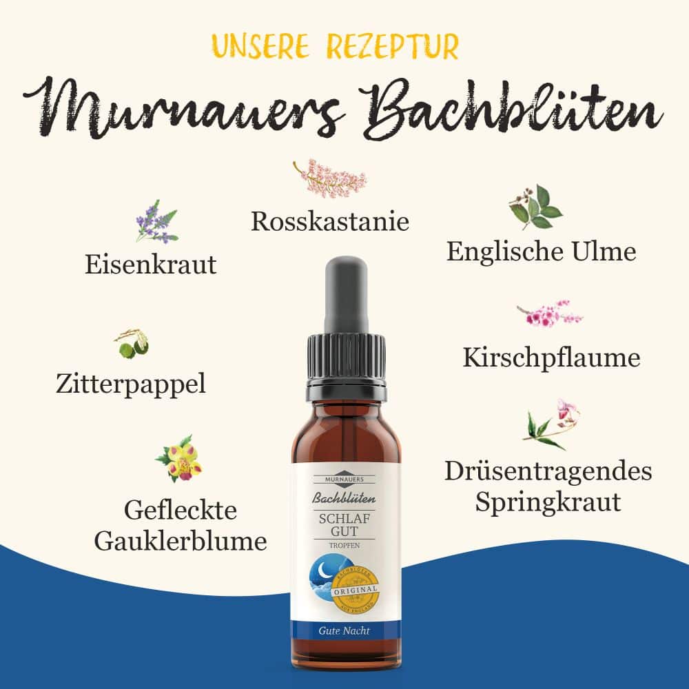 MURNAUERS Bachblüten Schlaf Gut Tropfen 20 ml Tropfen