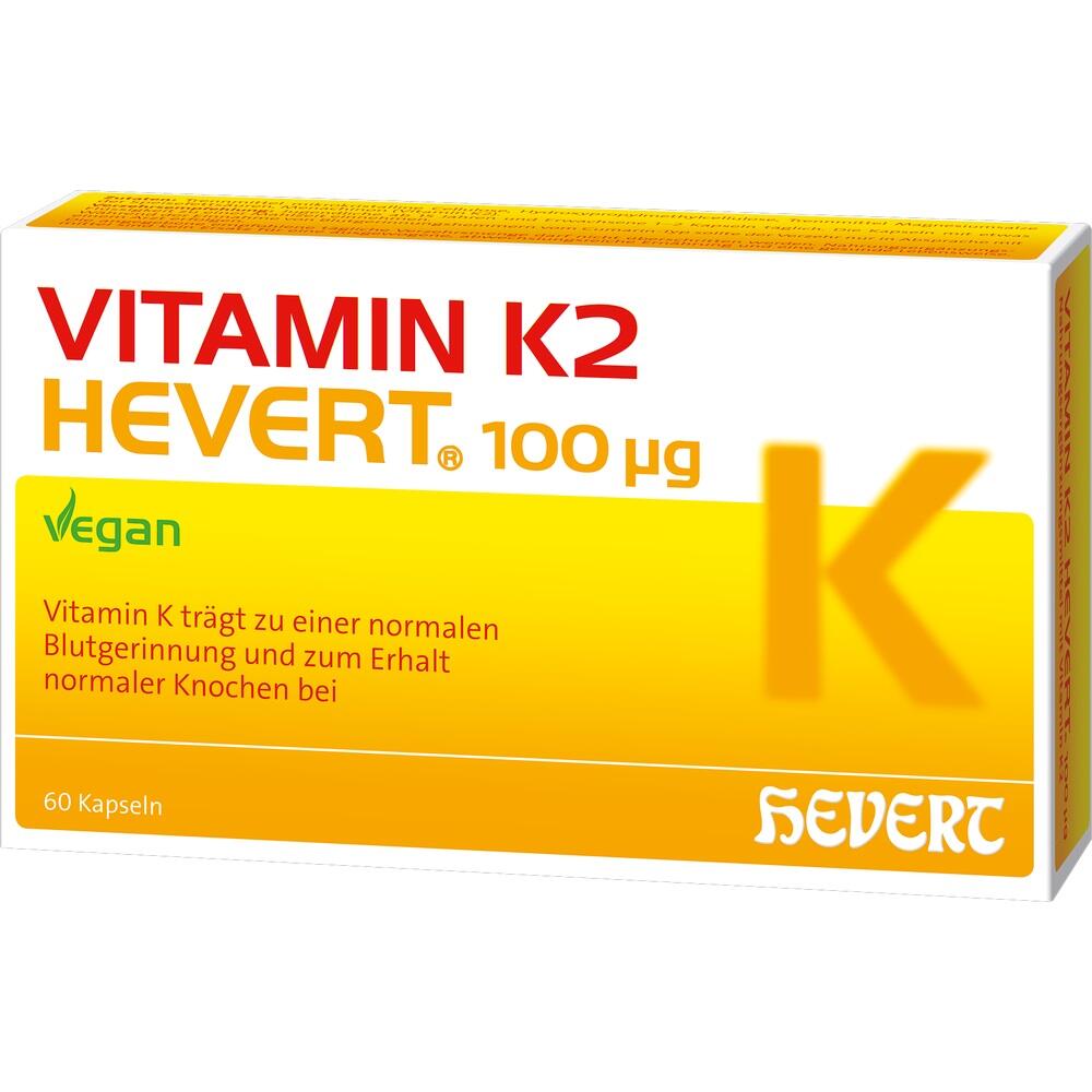 VITAMIN K2 HEVERT 100µg 60 St Kapseln