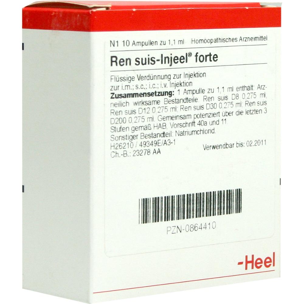 REN suis Injeel forte Ampullen 10 St Ampullen