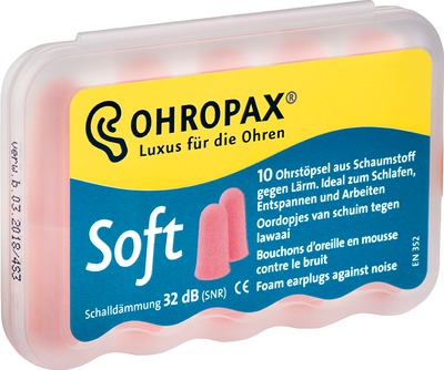 OHROPAX soft Schaumstoff-Stöpsel 10 St