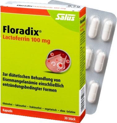Salus Floradix Lactoferrin 100 mg 30 St Kapseln