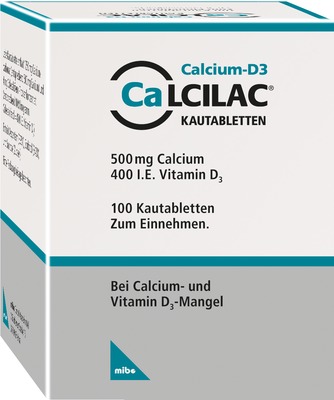 Calcilac 500mg/400 I.E.  100 St Kautabletten