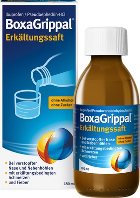 BoxaGrippal Erkältungssaft 180 ml Suspension