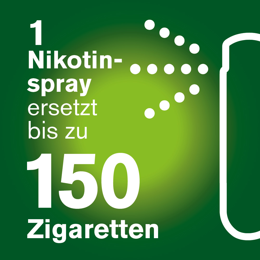 nicorette fruit & mint Spray 1 mg/Sprühstoß 1 St Spray