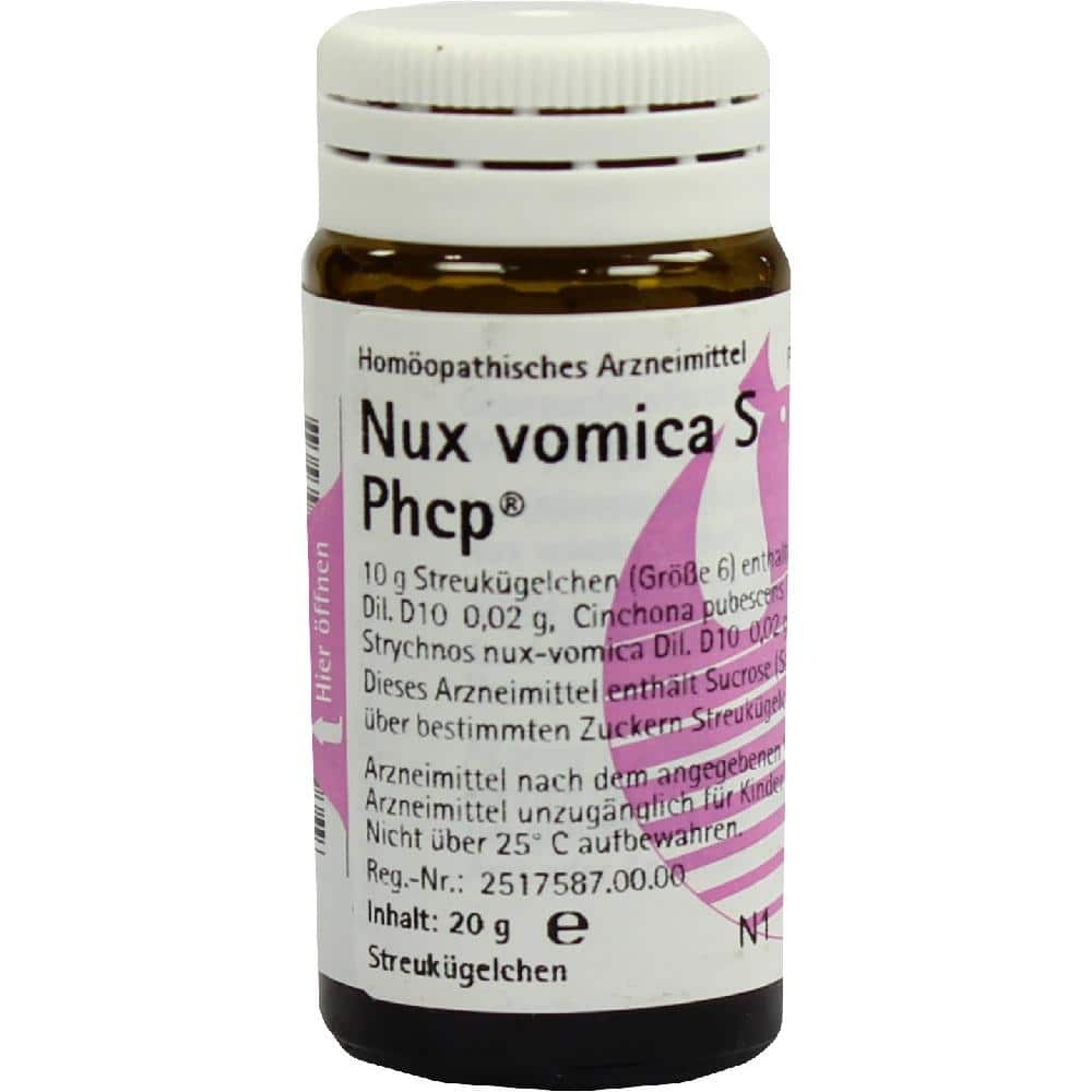 NUX VOMICA S Phcp Globuli 20 g Globuli