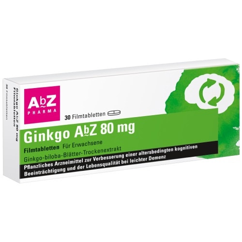 Ginko AbZ 80mg 30 St Filmtabletten