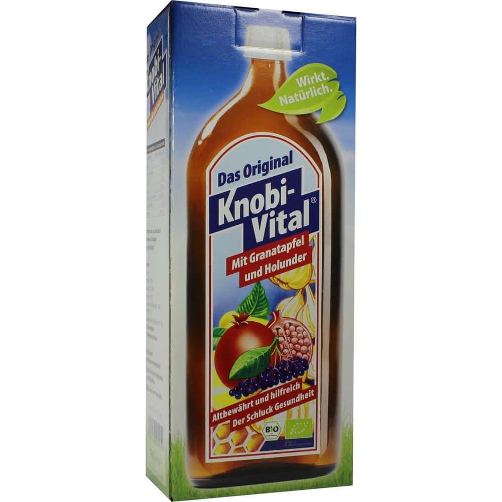 KNOBIVITAL mit Granatapfel+Holunder Bio 960 ml Flaschen