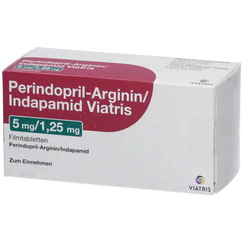 Perindopril-Arginin/Indapamid Viatris 5 mg/1,25 mg 30 St Filmtabletten
