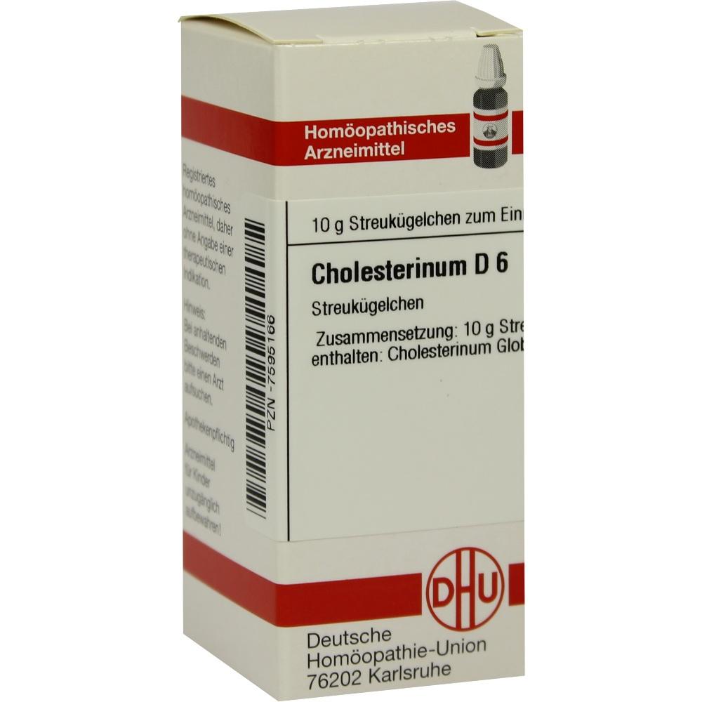 CHOLESTERINUM D 6 Globuli 10 g Globuli