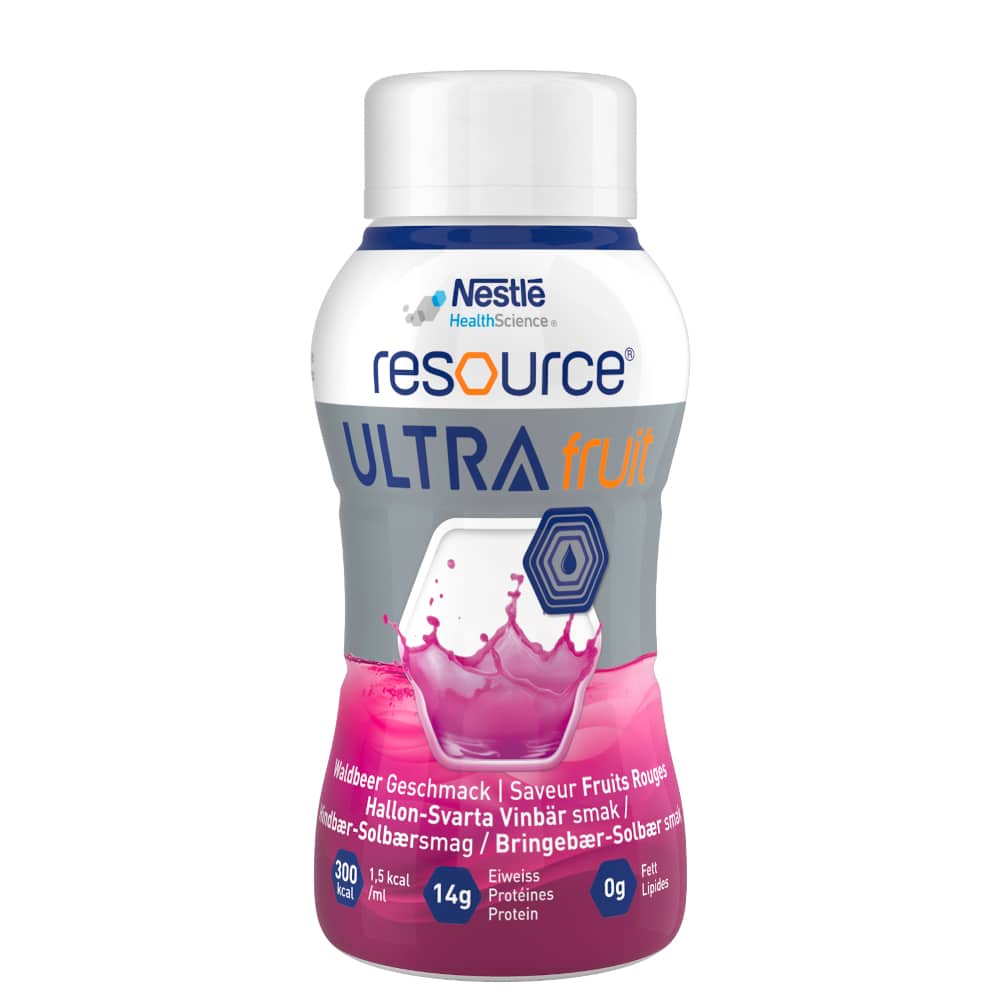 resource ULTRA fruit Waldbeere 4X200 ml Flüssigkeit