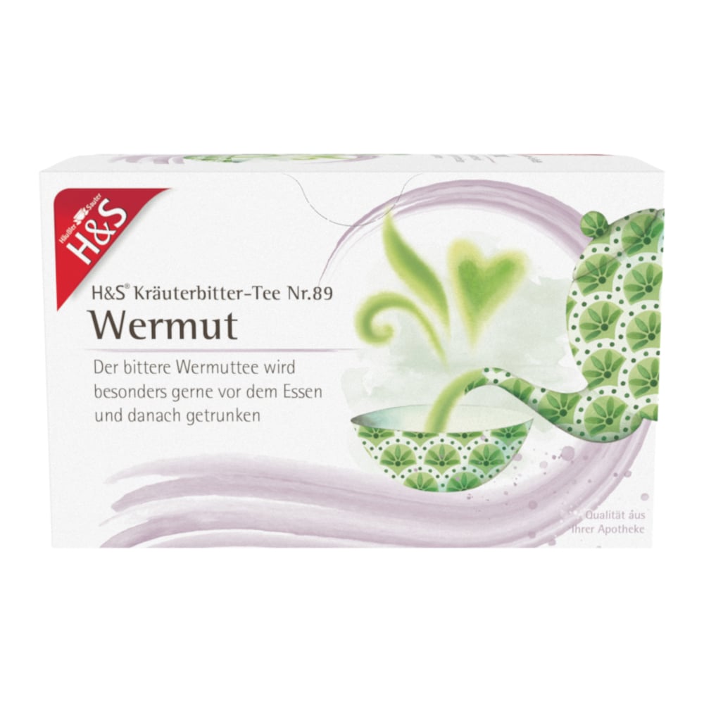 H&S Kräuterbitter-Tee Wermut 20X1.5 g Filterbeutel