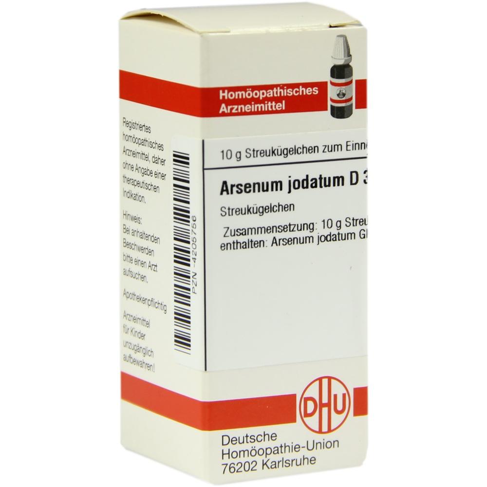 ARSENUM JODATUM D 30 Globuli 10 g Globuli