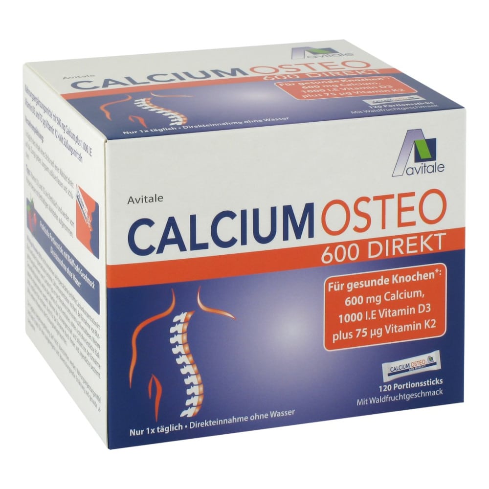 Avitale CALCIUM OSTEO 600 Direkt 120 St Pulver