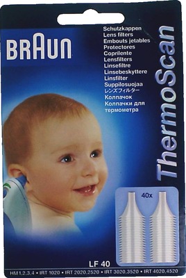 BRAUN THERMOSCAN Schutzkappen LF40 40 St