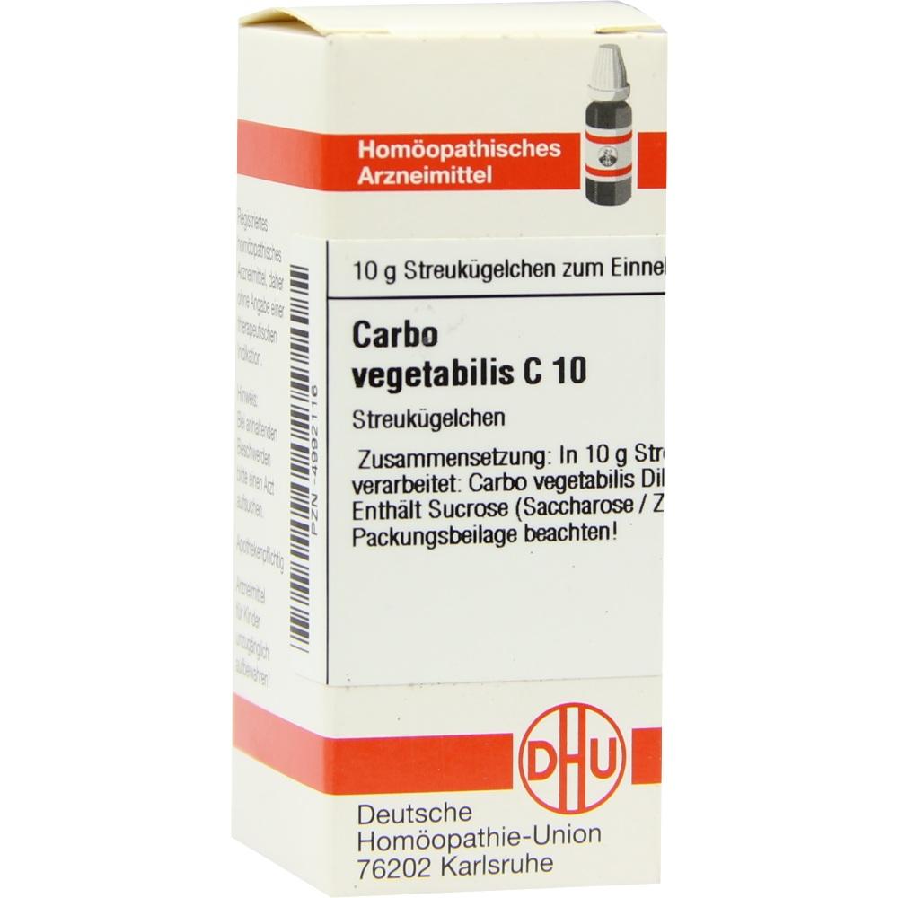 CARBO VEGETABILIS C 10 Globuli 10 g Globuli