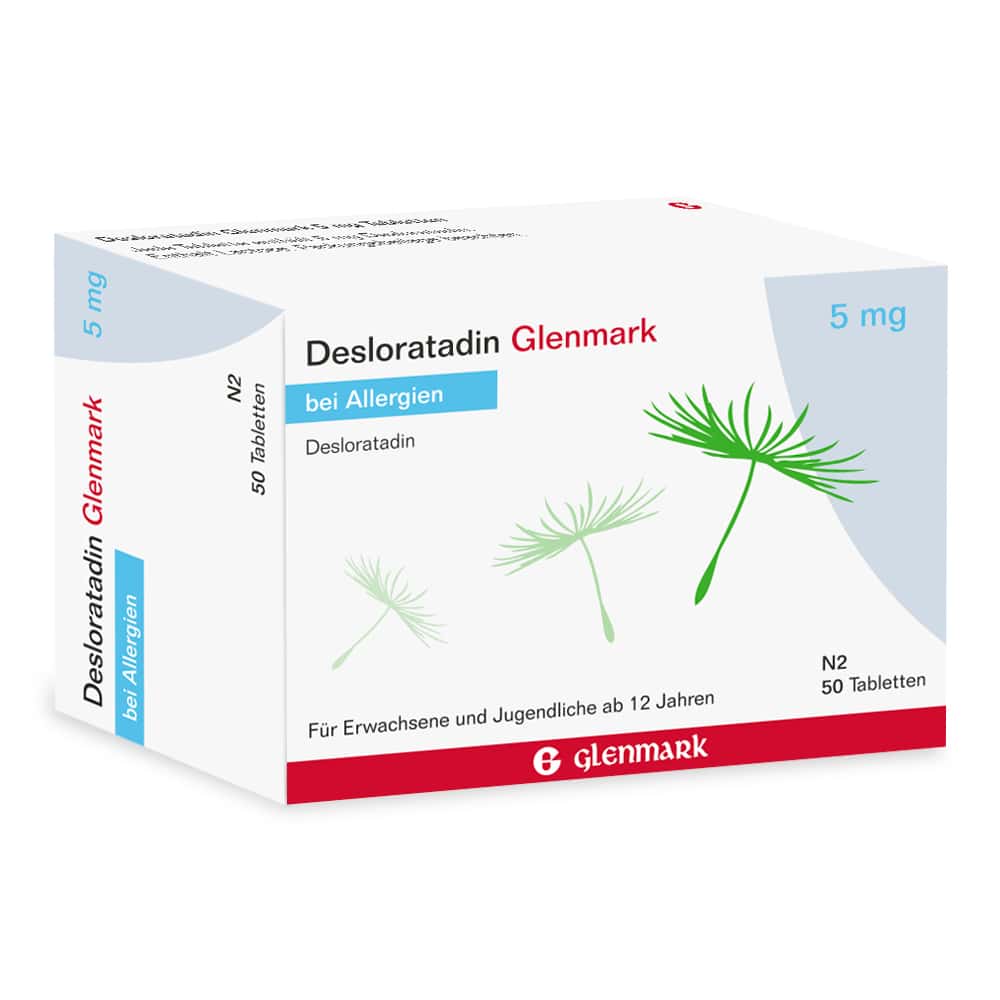 Desloratadin Glenmark 5 mg 50 St Tabletten