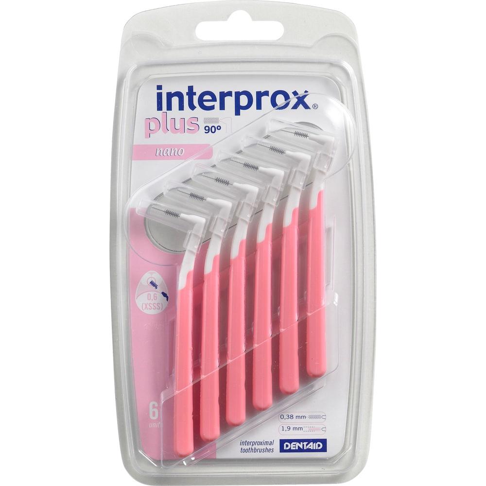 INTERPROX plus nano rosa Interdentalbürste 6 St Zahnbürste