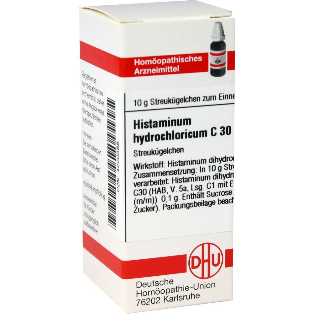HISTAMINUM hydrochloricum C 30 Globuli 10 g Globuli