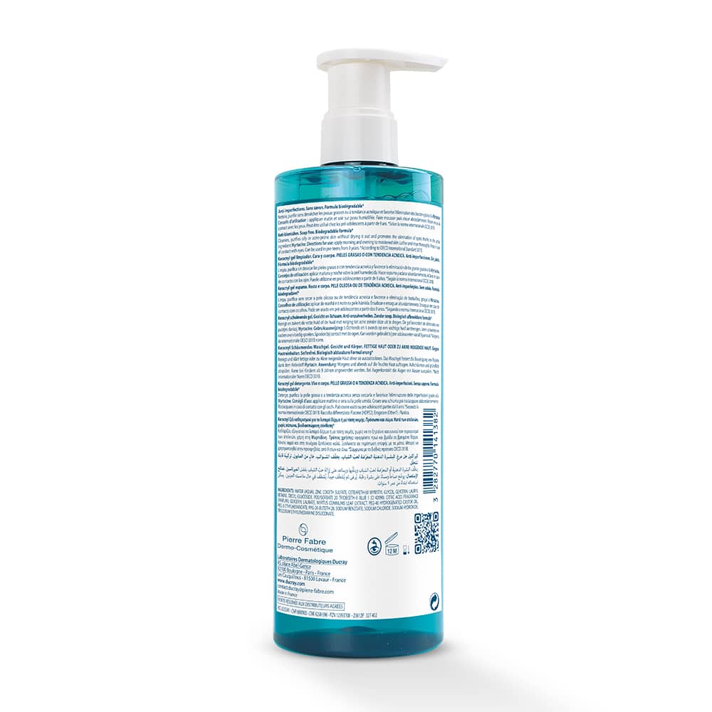 DUCRAY KERACNYL Schäumendes Waschgel 400 ml Gel